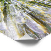 Ice Coated Pine Needles Winter Botanisch Foto Afdruk (Hoek)