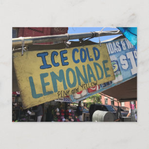 Ice Cold Lemonade, Street Fair Upper West Side NYC Briefkaart