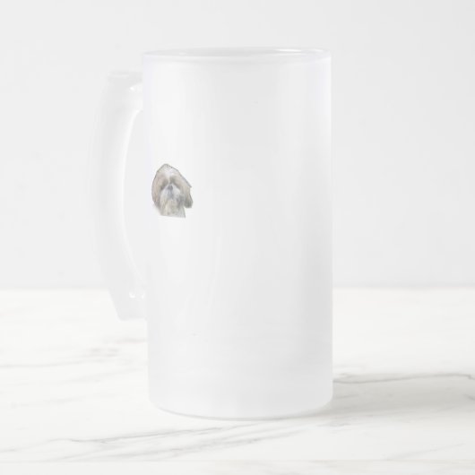 ICE COLD LOUIE MATGLAS BIERPUL (Voorkant links)