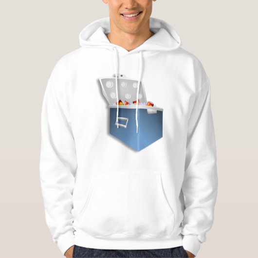 Ice Cooler Mannen Hoodie (Voorkant)
