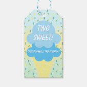 Ice Cream 2e verjaardag Cadeaulabel (Voorkant)