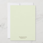 Ice Cream and Cake Birthday Invitation - Green Kaart (Achterkant)