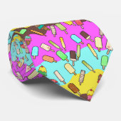 Ice Cream and Popcicles Stropdas (Opgerold)