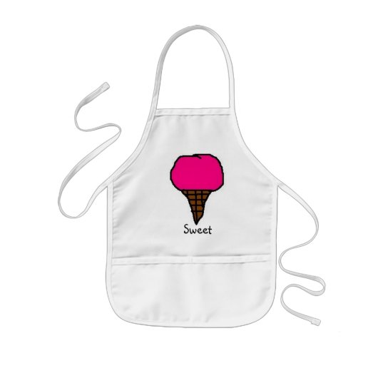 Ice Cream Apron Kinder Schort (Voorkant)