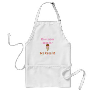 Ice Cream. Apron Standaard Schort