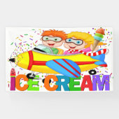 ICE Cream Banner (serie vliegtuigen) (Horizontaal)