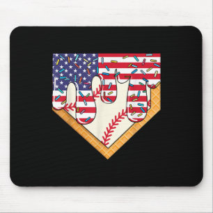 Ice Cream Baseball Shirt - Honkbal Shirten voor Jo Muismat