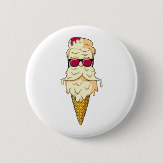 Ice Cream Beard Ronde Button 5,7 Cm