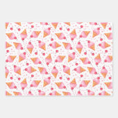 Ice Cream bevat een papierset met overvulling van Inpakpapier Vel (Voorkant 2)