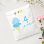 Ice Cream Birthday Bedankzakje (Gezegeld)