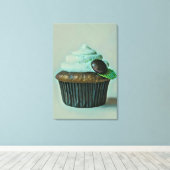 Ice cream birthday gift canvas afdruk (Insitu (Houten vloer))