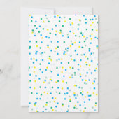 Ice Cream Birthday Invitation Summer Kaart (Achterkant)