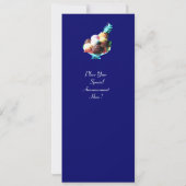 ICE CREAM BIRTHDAY PARTY, blauw Kaart (Achterkant)