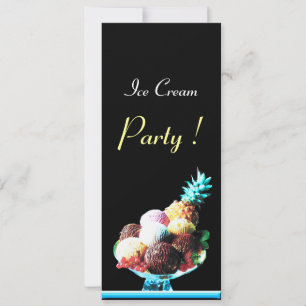 ICE CREAM BIRTHDAY PARTY KAART
