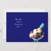 ICE CREAM BIRTHDAY PARTY KAART (Achterkant)