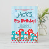 Ice Cream Birthday Party Kaart (Staand voorkant)