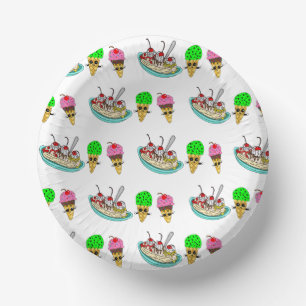 Ice Cream Birthday Party Papieren Kommen