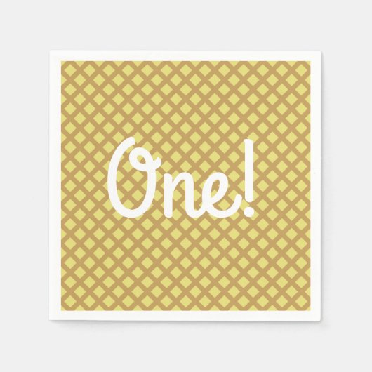 Ice Cream Birthday Party Servet (Voorkant)