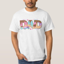 Ice Cream Birthday shirt Pap van het meisje van de