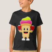 Ice cream Boxer Bokshandschoenen Boksen T-shirt (Voorkant)