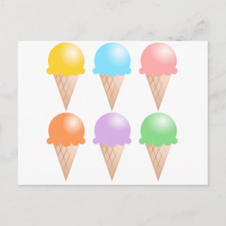 ICE CREAM BRIEFKAART