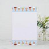 Ice Cream Briefpapier (Staand voorkant)