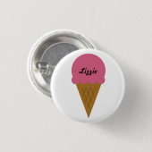 Ice Cream Button (Voorkant /achterkant)
