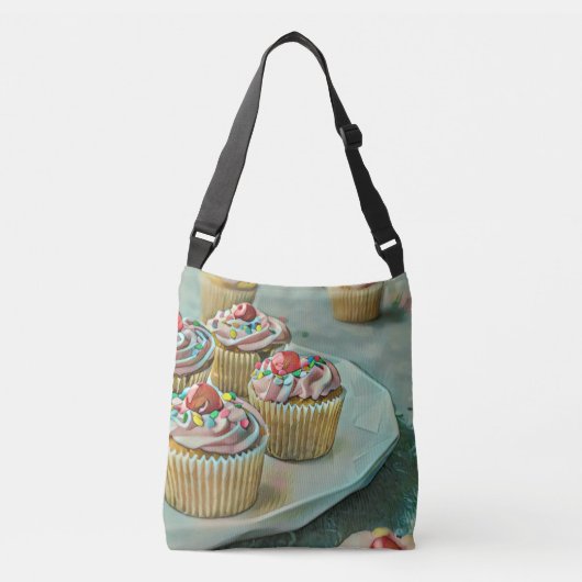 Ice cream cake crossbody tas (Voorkant)