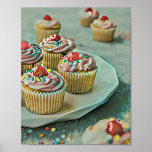 Ice cream cake poster