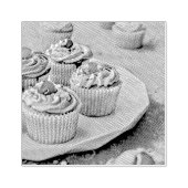 Ice cream cake rubberstempel (Afrduk)