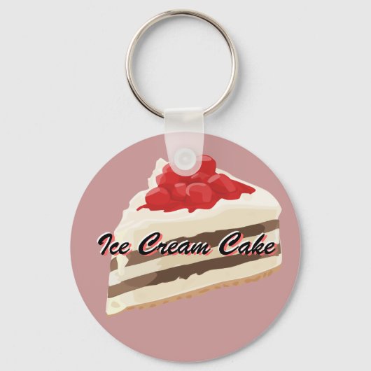 Ice Cream Cake Sleutelhanger (Voorkant)