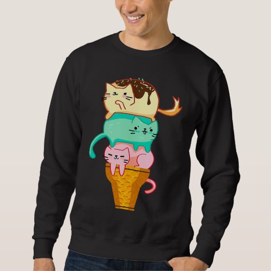 Ice Cream Cat Trui (Voorkant)