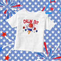 Ice Cream Chillin' 4 juli Kinder Shirts