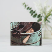 Ice Cream Churn Briefkaart (Staand voorkant)