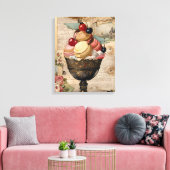 Ice cream Collage Canvas Afdruk (Insitu (Woonkamer))