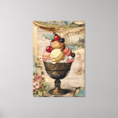Ice cream  Collage Canvas Afdruk (Voorkant)