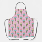Ice Cream Cone Apron Schort (Voorkant)