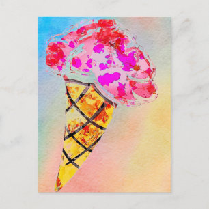 Ice Cream Cone Briefkaart