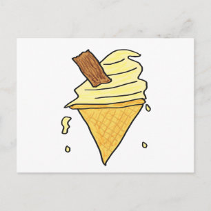 Ice Cream Cone Briefkaart