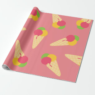 Ice Cream Cone Cadeaupapier