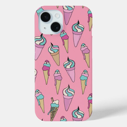 Ice Cream Cone Case-Mate iPhone Case (Achterkant)