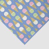 Ice Cream Cone Cute 1st Birthday Party Tissuepapier (Detail)