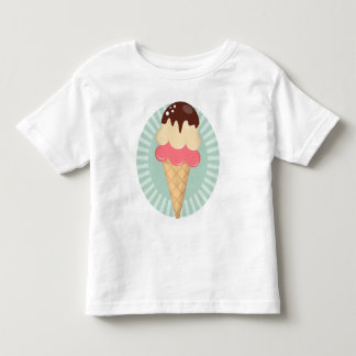 Ice Cream Cone - Cute Chocolate Vanilla Mint Green Kinder Shirts