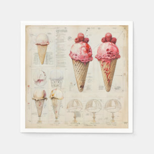 Ice Cream Cone-diagram Servet