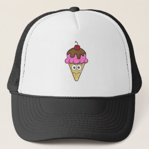 Ice Cream Cone Emoji Trucker Pet