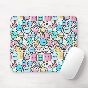 Ice Cream Cone en Popsicle Doodles Muismat