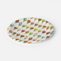 Ice Cream Cone Flavors-patroon