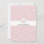 Ice Cream Cone Girl Anniversaire Fête Invitation (Dos)