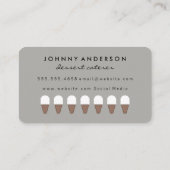 Ice Cream Cone Icon / Variatie / Punch Kaart (Achterkant)