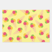 Ice Cream Cone Inpakpapier Vel (Voorkant 3)